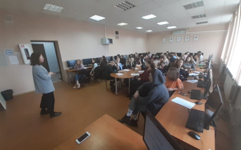 Для студентов был проведён мастер-класс бизнес-тренера Группы компаний «Бизнес Кар»