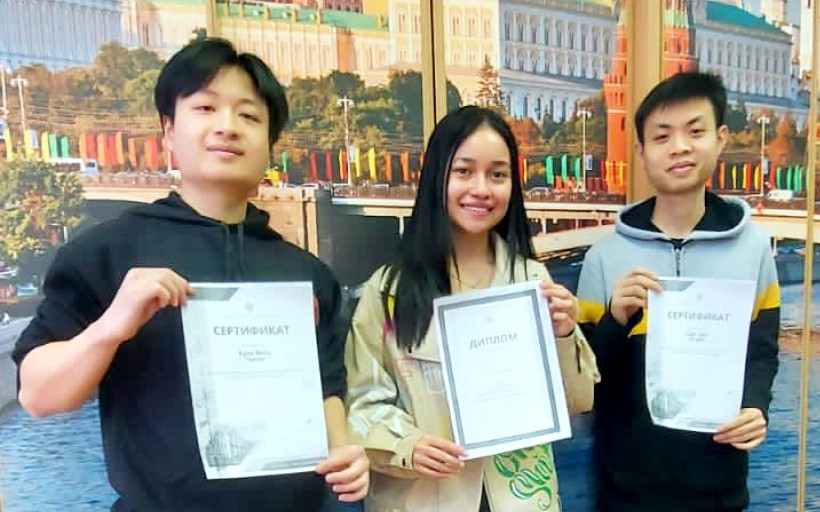 Ещё одна победа - студентка IV курса РГУТИС Путри Менли Эрика в числе победителей IV Международной онлайн-олимпиады по русскому языку как иностранному
