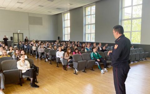В РГУТИС прошла лекция на тему “Современные террористические вызовы, действия в условиях ЧС и террористической угрозы”