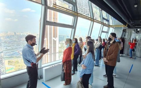 Студенты РГУТИС знакомятся с туристскими ресурсами делового центра «Москва-Сити»