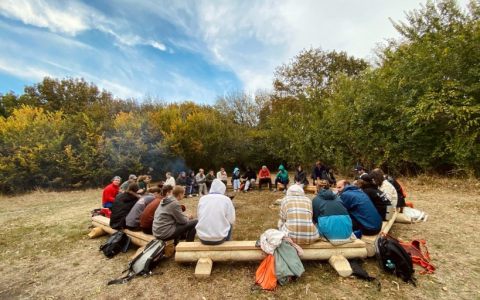Студенты РГУТИС - наставники Всероссийского туристического слёта 