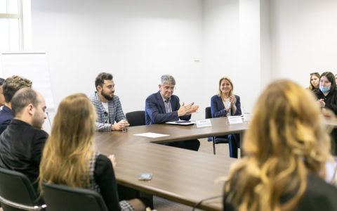 Состоялась встреча студенческих лидеров с руководителем Департамента предпринимательства и инновационного развития Москвы