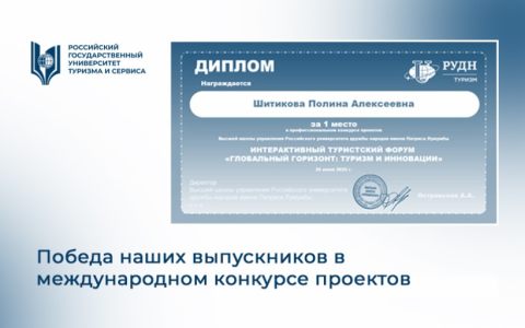 Победа наших выпускников в международном конкурсе проектов