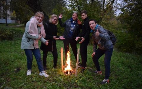 Патриотический поход студентов РГУТИС!