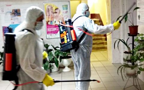 В Университете была проведена дезинфекция и генеральная уборка помещений