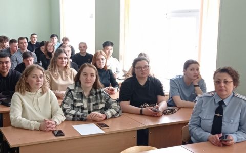 Встреча сотрудников УВД СВАО ГУ МВД России по г. Москве со студентами Высшей школы бизнеса, менеджмента и права РГУТИС