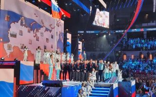 Студенты РГУТИС приняли участие в чествовании российских олимпийцев