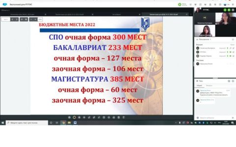 Виртуальный день РГУТИС: охват на всю Россию