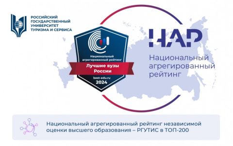 Национальный агрегированный рейтинг независимой оценки высшего образования – РГУТИС в ТОП-200