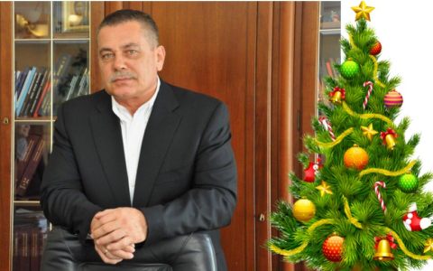 Поздравление с Новым годом ректора РГУТИС профессора Александра Алексеевича Федулина