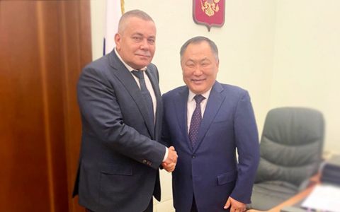 Встреча ректора Российского государственного университета туризма и сервиса Федулина А.А. и Заместителя Председателя Государственной Думы Кара-оол Ш.В.